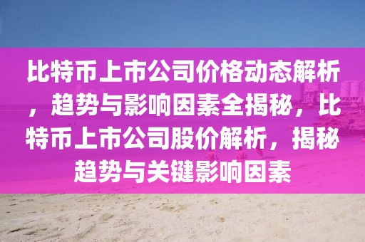 比特幣上市公司價格動態(tài)解析，趨勢與影響因素全揭秘，比特幣上市公司股價解析，揭秘趨勢與關(guān)鍵影響因素