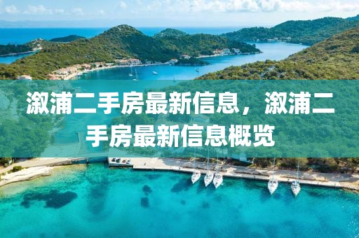 溆浦二手房最新信息，溆浦二手房最新信息概覽