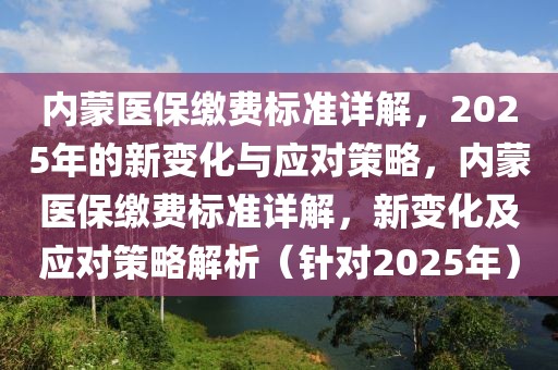 內(nèi)蒙醫(yī)保繳費(fèi)標(biāo)準(zhǔn)詳解，2025年的新變化與應(yīng)對(duì)策略，內(nèi)蒙醫(yī)保繳費(fèi)標(biāo)準(zhǔn)詳解，新變化及應(yīng)對(duì)策略解析（針對(duì)2025年）