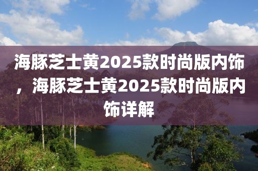 海豚芝士黃2025款時尚版內(nèi)飾，海豚芝士黃2025款時尚版內(nèi)飾詳解