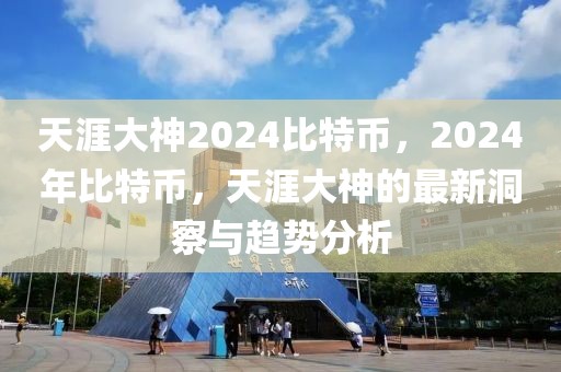 天涯大神2024比特幣，2024年比特幣，天涯大神的最新洞察與趨勢(shì)分析