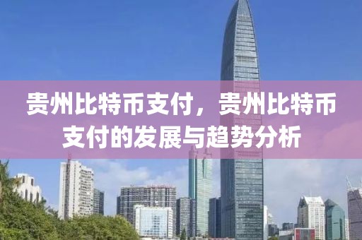 貴州比特幣支付，貴州比特幣支付的發(fā)展與趨勢(shì)分析