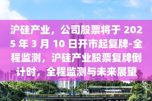 滬硅產(chǎn)業(yè)，公司股票將于 2025 年 3 月 10 日開市起復牌-全程監(jiān)測，滬硅產(chǎn)業(yè)股票復牌倒計時，全程監(jiān)測與未來展望