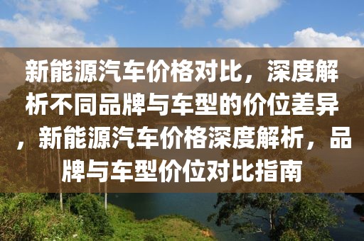 新能源汽車價格對比，深度解析不同品牌與車型的價位差異，新能源汽車價格深度解析，品牌與車型價位對比指南