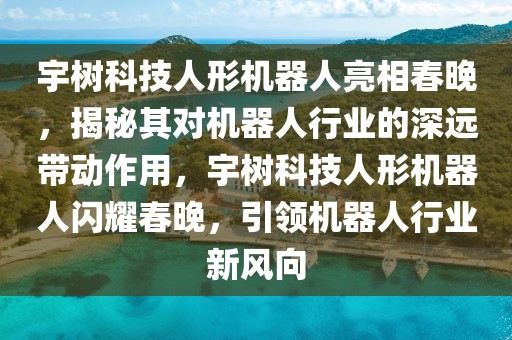 宇樹科技人形機器人亮相春晚，揭秘其對機器人行業(yè)的深遠帶動作用，宇樹科技人形機器人閃耀春晚，引領(lǐng)機器人行業(yè)新風向