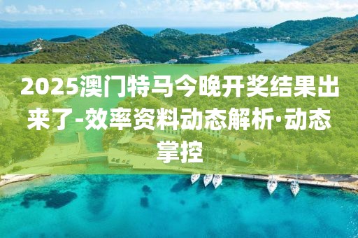 2025澳門特馬今晚開獎結果出來了-效率資料動態(tài)解析·動態(tài)掌控