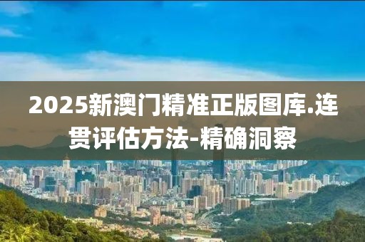 2025新澳門精準正版圖庫.連貫評估方法-精確洞察