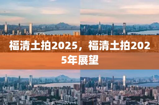 福清土拍2025，福清土拍2025年展望