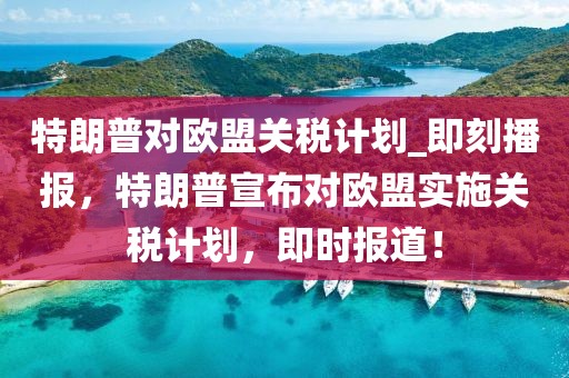 特朗普對歐盟關(guān)稅計劃_即刻播報，特朗普宣布對歐盟實施關(guān)稅計劃，即時報道！