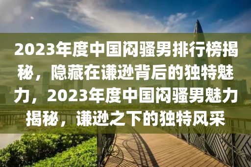 2023年度中國悶騷男排行榜揭秘，隱藏在謙遜背后的獨特魅力，2023年度中國悶騷男魅力揭秘，謙遜之下的獨特風采