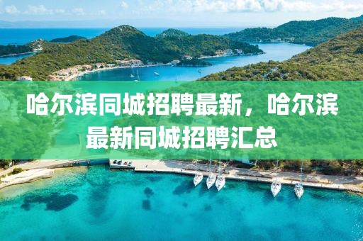 哈爾濱同城招聘最新，哈爾濱最新同城招聘匯總