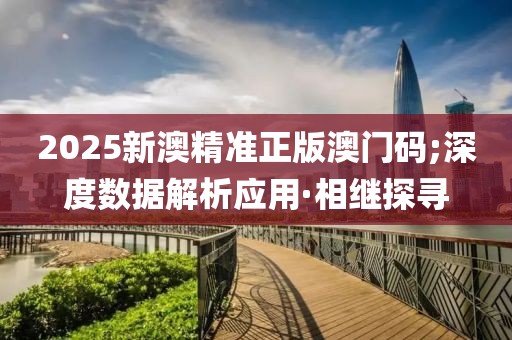 2025新澳精準正版澳門碼;深度數(shù)據(jù)解析應用·相繼探尋