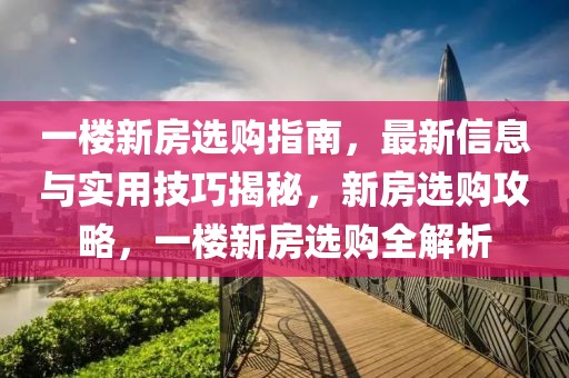 一樓新房選購指南，最新信息與實(shí)用技巧揭秘，新房選購攻略，一樓新房選購全解析