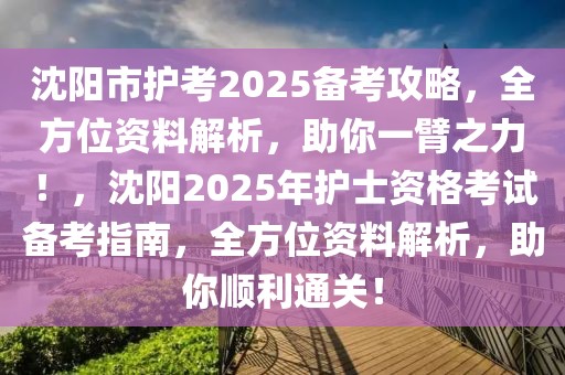 沈陽市護(hù)考2025備考攻略，全方位資料解析，助你一臂之力！，沈陽2025年護(hù)士資格考試備考指南，全方位資料解析，助你順利通關(guān)！