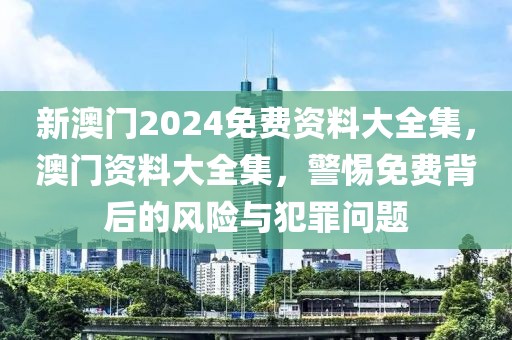 新澳門2024免費(fèi)資料大全集，澳門資料大全集，警惕免費(fèi)背后的風(fēng)險(xiǎn)與犯罪問題