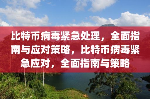 比特幣病毒緊急處理，全面指南與應(yīng)對(duì)策略，比特幣病毒緊急應(yīng)對(duì)，全面指南與策略