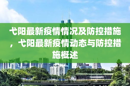 弋陽最新疫情情況及防控措施，弋陽最新疫情動態(tài)與防控措施概述