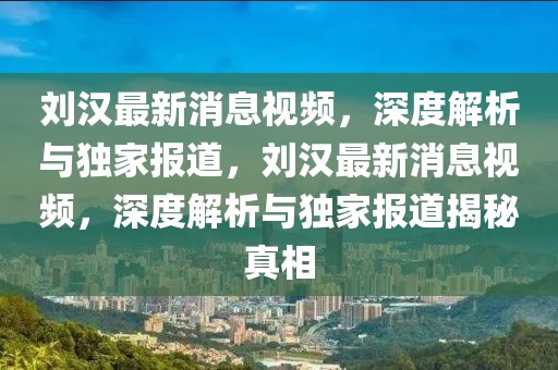 劉漢最新消息視頻，深度解析與獨家報道，劉漢最新消息視頻，深度解析與獨家報道揭秘真相