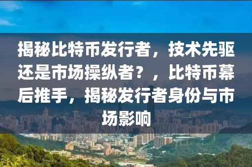 揭秘比特幣發(fā)行者，技術(shù)先驅(qū)還是市場操縱者？，比特幣幕后推手，揭秘發(fā)行者身份與市場影響