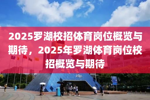 2025羅湖校招體育崗位概覽與期待，2025年羅湖體育崗位校招概覽與期待