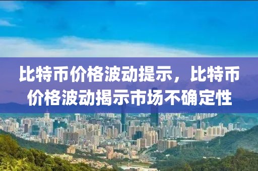 比特幣價格波動提示，比特幣價格波動揭示市場不確定性