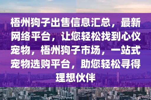 梧州狗子出售信息匯總，最新網(wǎng)絡(luò)平臺(tái)，讓您輕松找到心儀寵物，梧州狗子市場(chǎng)，一站式寵物選購(gòu)平臺(tái)，助您輕松尋得理想伙伴