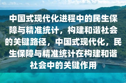 中國式現(xiàn)代化進(jìn)程中的民生保障與精準(zhǔn)統(tǒng)計(jì)，構(gòu)建和諧社會(huì)的關(guān)鍵路徑，中國式現(xiàn)代化，民生保障與精準(zhǔn)統(tǒng)計(jì)在構(gòu)建和諧社會(huì)中的關(guān)鍵作用