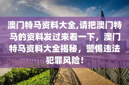 澳門特馬資料大全,請把澳門特馬的資料發(fā)過來看一下，澳門特馬資料大全揭秘，警惕違法犯罪風(fēng)險！