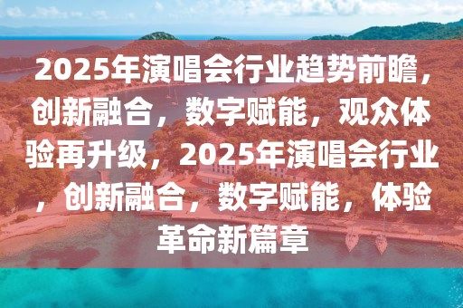 2025年演唱會行業(yè)趨勢前瞻，創(chuàng)新融合，數(shù)字賦能，觀眾體驗(yàn)再升級，2025年演唱會行業(yè)，創(chuàng)新融合，數(shù)字賦能，體驗(yàn)革命新篇章