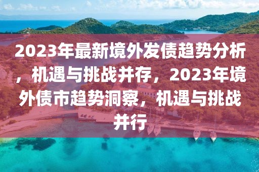 2023年最新境外發(fā)債趨勢(shì)分析，機(jī)遇與挑戰(zhàn)并存，2023年境外債市趨勢(shì)洞察，機(jī)遇與挑戰(zhàn)并行