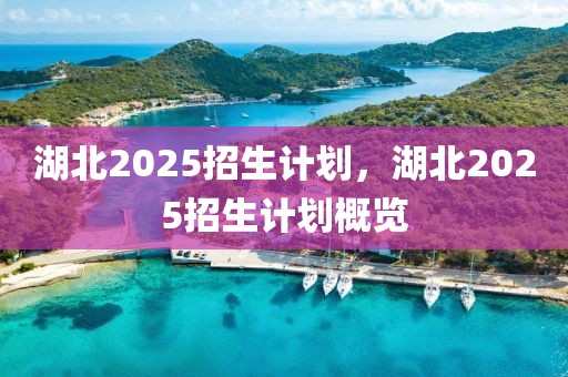 湖北2025招生計(jì)劃，湖北2025招生計(jì)劃概覽