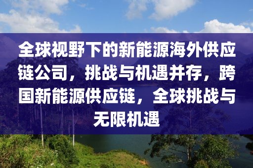 全球視野下的新能源海外供應(yīng)鏈公司，挑戰(zhàn)與機(jī)遇并存，跨國(guó)新能源供應(yīng)鏈，全球挑戰(zhàn)與無(wú)限機(jī)遇