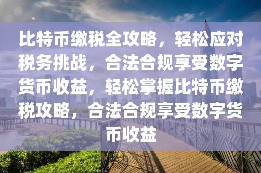 比特幣繳稅全攻略，輕松應(yīng)對(duì)稅務(wù)挑戰(zhàn)，合法合規(guī)享受數(shù)字貨幣收益，輕松掌握比特幣繳稅攻略，合法合規(guī)享受數(shù)字貨幣收益