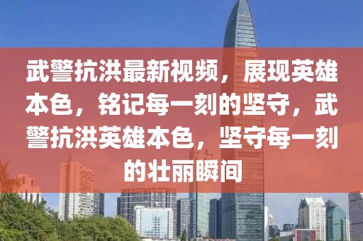 武警抗洪最新視頻，展現(xiàn)英雄本色，銘記每一刻的堅(jiān)守，武警抗洪英雄本色，堅(jiān)守每一刻的壯麗瞬間