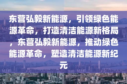 東營弘毅新能源，引領(lǐng)綠色能源革命，打造清潔能源新格局，東營弘毅新能源，推動綠色能源革命，塑造清潔能源新紀元