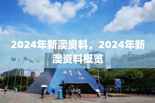 2024年新澳資料，2024年新澳資料概覽