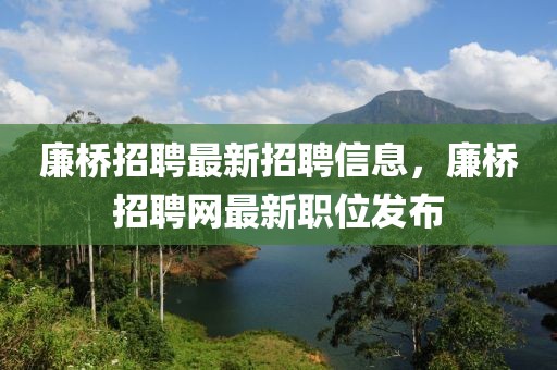 廉橋招聘最新招聘信息，廉橋招聘網(wǎng)最新職位發(fā)布