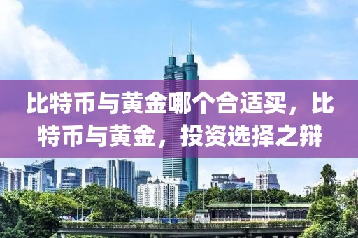 比特幣與黃金哪個(gè)合適買，比特幣與黃金，投資選擇之辯