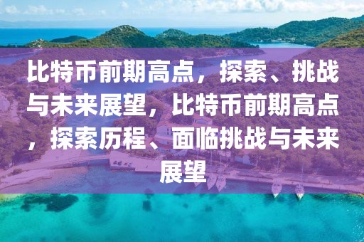 比特幣前期高點，探索、挑戰(zhàn)與未來展望，比特幣前期高點，探索歷程、面臨挑戰(zhàn)與未來展望