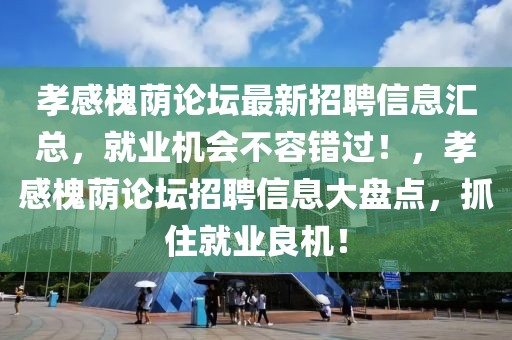 孝感槐蔭論壇最新招聘信息匯總，就業(yè)機(jī)會(huì)不容錯(cuò)過！，孝感槐蔭論壇招聘信息大盤點(diǎn)，抓住就業(yè)良機(jī)！