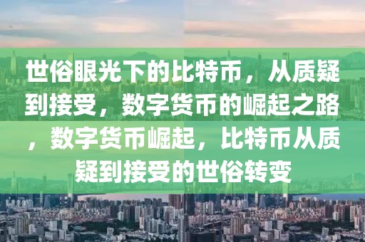 世俗眼光下的比特幣，從質(zhì)疑到接受，數(shù)字貨幣的崛起之路，數(shù)字貨幣崛起，比特幣從質(zhì)疑到接受的世俗轉(zhuǎn)變