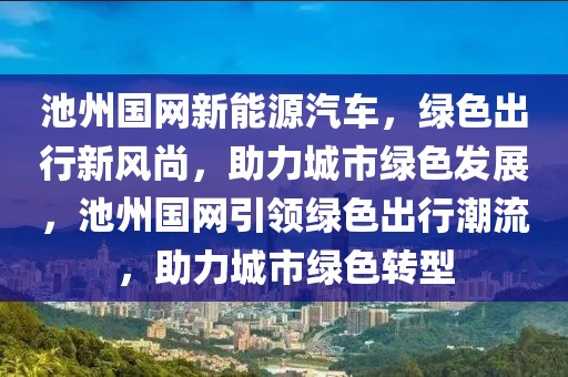 池州國網(wǎng)新能源汽車，綠色出行新風(fēng)尚，助力城市綠色發(fā)展，池州國網(wǎng)引領(lǐng)綠色出行潮流，助力城市綠色轉(zhuǎn)型