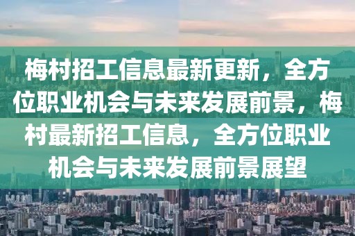 梅村招工信息最新更新，全方位職業(yè)機會與未來發(fā)展前景，梅村最新招工信息，全方位職業(yè)機會與未來發(fā)展前景展望