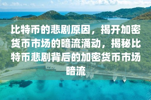 比特幣的悲劇原因，揭開加密貨幣市場的暗流涌動，揭秘比特幣悲劇背后的加密貨幣市場暗流