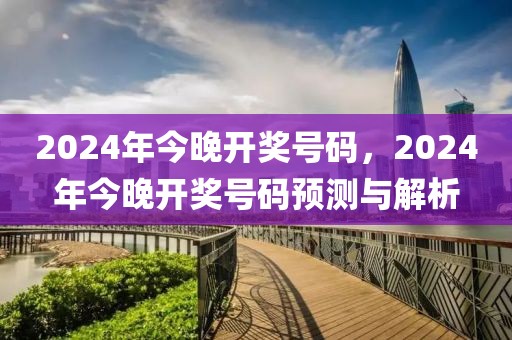 2024年今晚開獎號碼，2024年今晚開獎號碼預測與解析