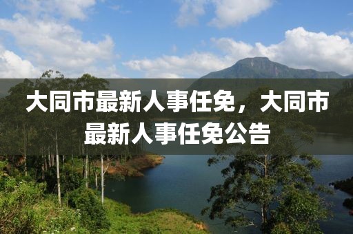 大同市最新人事任免，大同市最新人事任免公告