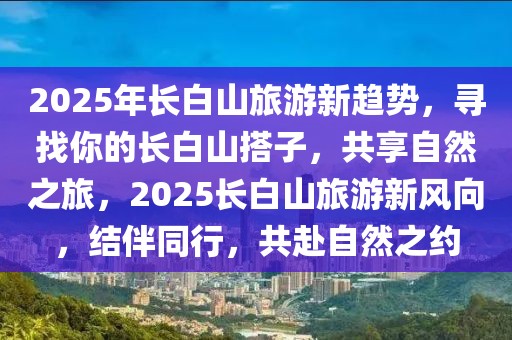 2025年長白山旅游新趨勢，尋找你的長白山搭子，共享自然之旅，2025長白山旅游新風(fēng)向，結(jié)伴同行，共赴自然之約