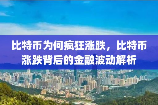 比特幣為何瘋狂漲跌，比特幣漲跌背后的金融波動解析