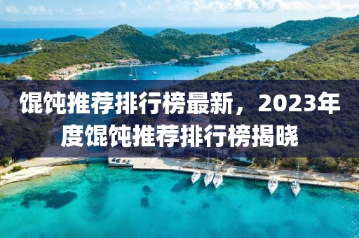 餛飩推薦排行榜最新，2023年度餛飩推薦排行榜揭曉