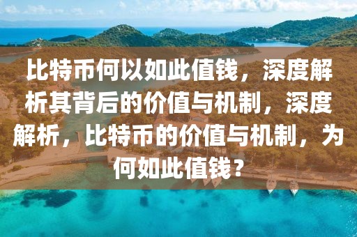 比特幣何以如此值錢，深度解析其背后的價值與機制，深度解析，比特幣的價值與機制，為何如此值錢？